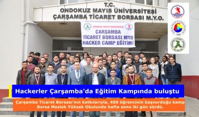 Hackerler Çarşamba'da Eğitim Kampında Buluştu