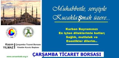 Kurban Bayramınızı En İçten Dileklerimle Kutlar; Sağlık, Mutluluk ve Esenlikler Dilerim..
