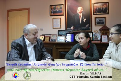 Kazım YILMAZ, Yeni Eğitim-öğretim Dönemi İçin Başarı Diledi.