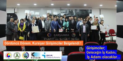 Dördüncü Grup Girişimciler Belgelendi