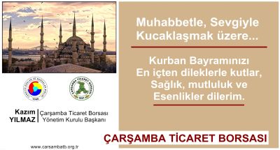Borsa Başkanı YILMAZ, Kurban Bayramı Mesajı Yayımladı