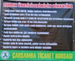 Borsa Afişle Uyarıyor