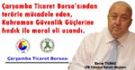 Borsadan, Kahraman Güvenlik Güçlerine Moral Eli