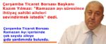 Borsa, Gıda Yardımında Bulundu