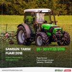 4. Tarım, Hayvancılık ve Teknolojileri Fuarı 26-30 Eylül Tarihleri Arasında Tüyap Samsun’da Gerçekleşecek.